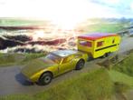 1:64 Maserati Bora + Eccles Caravan - Matchbox Twin Pack 4, Gebruikt, Ophalen of Verzenden