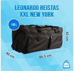 Grote reistas/weekendtas met wielen en trekstang 145 liter, Ophalen of Verzenden, Nieuw, Zwart, 30 cm of meer