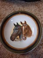 Wandbord met paarden, Antiek en Kunst, Antiek | Wandborden en Tegels, Ophalen of Verzenden