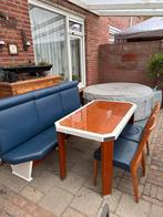 Mooie complete eethoek, Huis en Inrichting, Tafels | Eettafels, Ophalen, Gebruikt, 100 tot 150 cm, 200 cm of meer