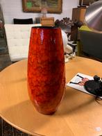 Vaas grote rode Roth Scheurich West Germany vaas, Ophalen of Verzenden, Zo goed als nieuw, Overige kleuren, Minder dan 50 cm