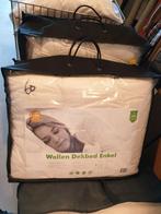 Wollen dekbed 200x200 cm  nieuw in verpakking, Wit, Ophalen of Verzenden, Deken of Dekbed, Nieuw