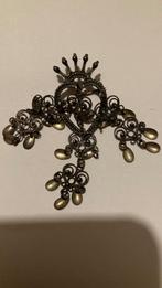 Noorse solje broche, Sieraden, Tassen en Uiterlijk, Antieke sieraden, Ophalen of Verzenden, Zilver, Broche