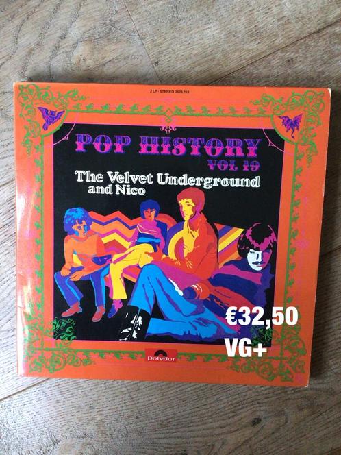 The Velvet Underground & Nico- pop history vol. 19, Cd's en Dvd's, Vinyl | Rock, Gebruikt, Progressive, Overige formaten, Ophalen