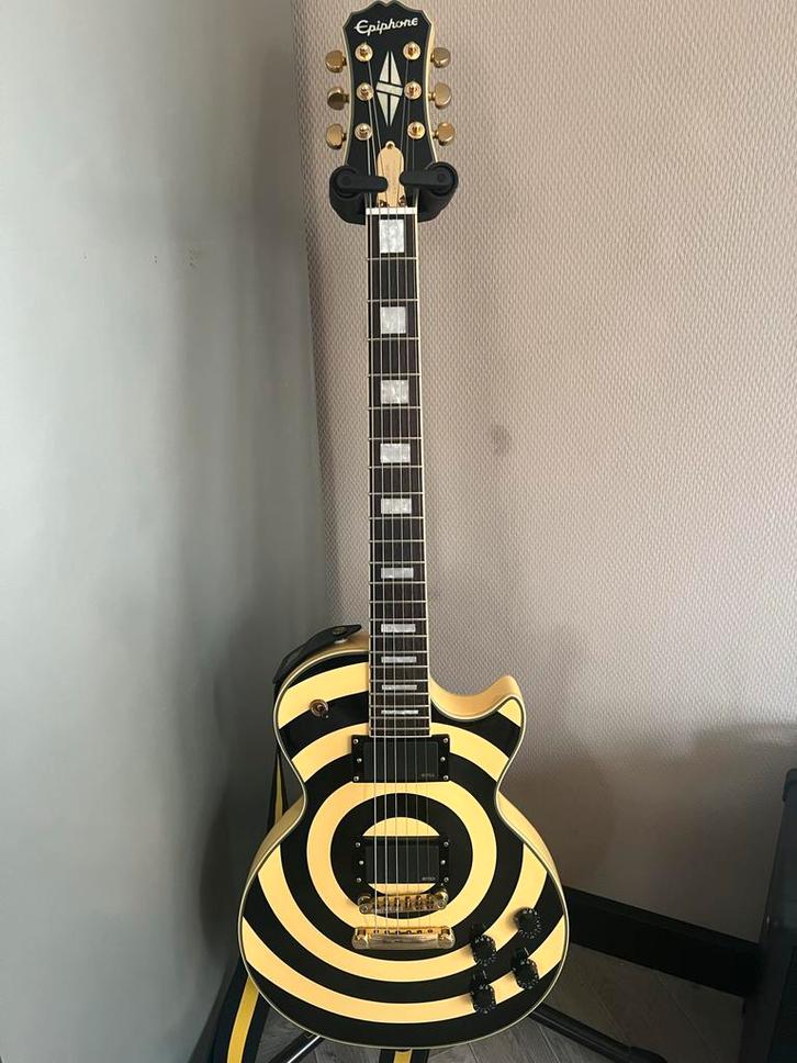 Epiphone Zakk Wylde Signature Les Paul, inc. Case, Muziek en Instrumenten, Snaarinstrumenten | Gitaren | Elektrisch, Gebruikt