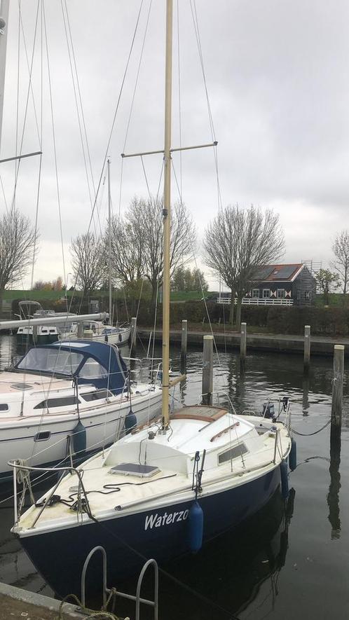 Waarschip 725 met nieuwe tohatsu 6 pk saildrive te koop, Watersport en Boten, Kajuitzeilboten en Zeiljachten, Gebruikt, Tourjacht of Cruiser