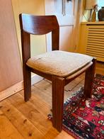 Brutalist Stoel - Massief Hout, Huis en Inrichting, Stoelen, Ophalen, Gebruikt, Bruin, Eén