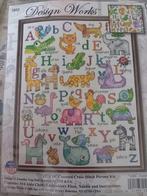 Borduurpakket Animals ABC sampler- Design Works, Ophalen of Verzenden, Nieuw, Borduurpakket