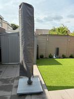 Gratis zweefparasol met hardsteeb voet, Ophalen, Kantelbaar, Gebruikt, Zweefparasol