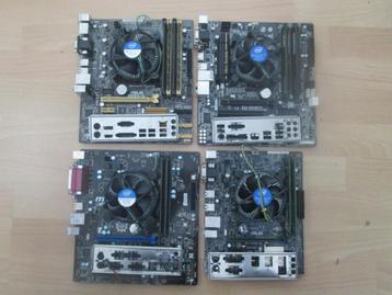 4x mATX setjes(+CPU & RAM) en 5x ATX voedingen beschikbaar voor biedingen