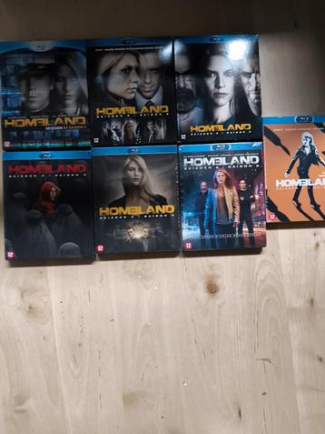 Homeland seizoen 1 t/m7 beschikbaar voor biedingen
