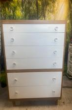 Vintage ladekast Mid Century- 6 lades, Ophalen, Mid century vintage, Gebruikt, 5 laden of meer