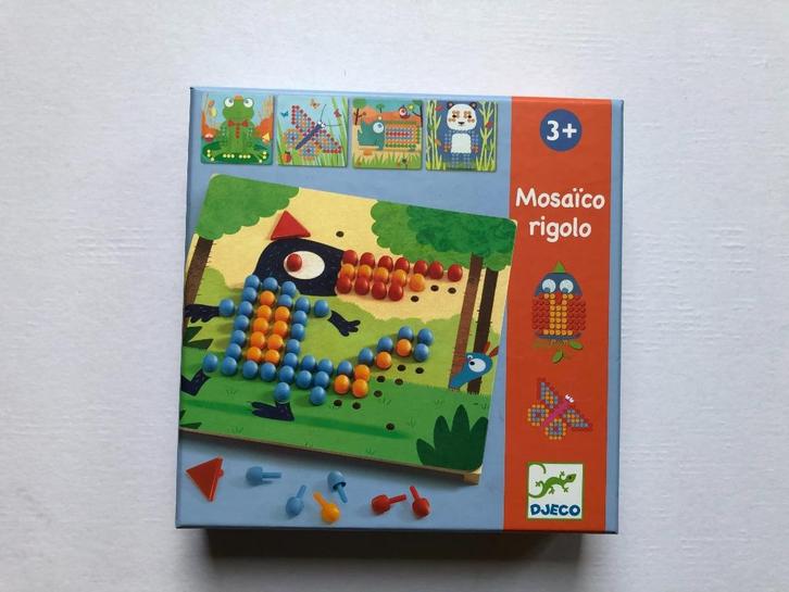 Djeco Mozaïek 3+, Kinderen en Baby's, Speelgoed | Educatief en Creatief, Zo goed als nieuw, Puzzelen, Ontdekken, Ophalen of Verzenden
