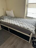 Te koop eenpersoons bed incl lattenbodem  Ikea, Huis en Inrichting, Slaapkamer | Bedden, Gebruikt, Eenpersoons, Wit, Hout