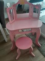 Kinder Princesse kaptafel met bij gepast krukje., Ophalen, 50 tot 100 cm, Zo goed als nieuw, Minder dan 100 cm