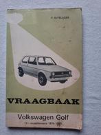 Vraagbaak Volkswagen Golf, Auto diversen, Handleidingen en Instructieboekjes, Ophalen of Verzenden