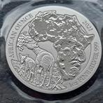 2021 Rwanda 1 oz zilveren Okapi, Ophalen of Verzenden, Overige landen, Zilver