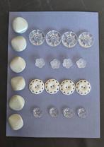 Set van 22 vintage knopen mix van glas en kunststof, Ophalen of Verzenden, Zo goed als nieuw