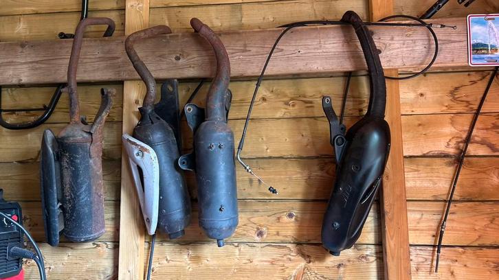 4 uitlaten voor ludix en 1x voor gy6, Dieren en Toebehoren, Paarden en Pony's | Overige Paardenspullen, Gebruikt, Ophalen