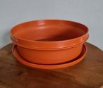 Vintage retro oranje magnetron schaaltje met deksel. 1253-1, Huis en Inrichting, Keuken | Tupperware, Oranje, Schaal, Gebruikt