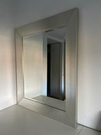 Grote spiegel met facetrand, 90 cm x 74 cm, Ophalen, Zo goed als nieuw, Minder dan 100 cm, Rechthoekig