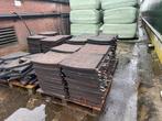 Rubberen stal tegels nog goed voor een tweede leventje, Doe-het-zelf en Verbouw, Tegels, Ophalen, Gebruikt, 40 tot 60 cm, 10 m² of meer
