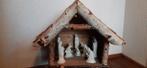 Kerststal met gratis beeldjes., Ophalen of Verzenden, Zo goed als nieuw