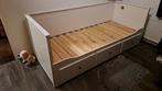 Hemnes bedbank, Ophalen, Eenpersoons, Wit, 80 cm