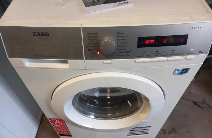 AEG Lavamat_Turbo Was-Droogcombinatie Incl.GARANTIE!, Witgoed en Apparatuur, Was-droogcombinaties, Zo goed als nieuw, 8 tot 10 kg