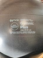 Zitbal Fitnessbal Gymnic Plus 65cm ABS zwart, Ophalen of Verzenden, Zo goed als nieuw