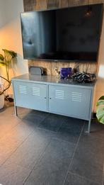 Industrieel TV meubel, Ophalen, 100 tot 150 cm, Zo goed als nieuw, Minder dan 100 cm