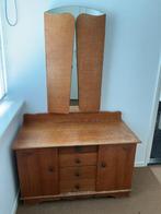 Vintage houten kaptafel, Antiek en Kunst, Ophalen
