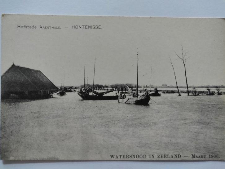 Q651 Hontenisse, Verzamelen, Ansichtkaarten | Nederland, Noord-Holland, 1920 tot 1940, Ophalen of Verzenden