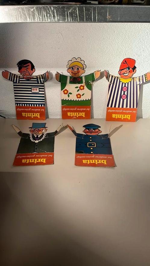 Brinta handpoppen jaren 50/60, Verzamelen, Merken en Reclamevoorwerpen, Zo goed als nieuw, Verzenden