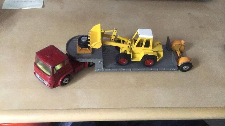 CORGI TRACTOR UNIT +MACHINERY OPLEGGER  + NZG KRAAN 💪💪, Hobby en Vrije tijd, Modelauto's | 1:50, Gebruikt, Bus of Vrachtwagen