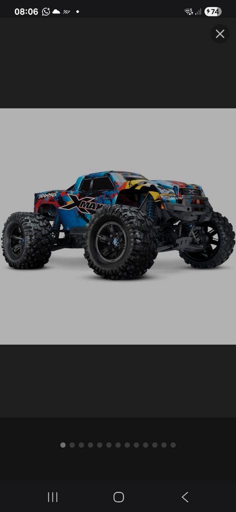 Traxxas X-Maxx 8s  met accessoires, Hobby en Vrije tijd, Modelbouw | Auto's en Voertuigen, Gebruikt, Truck, Groter dan 1:32, Ophalen of Verzenden