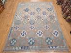 Handgeweven oosterse wollen kelim 244x176, Huis en Inrichting, Info@SlatsAntiek.nl, Crème, 150 tot 200 cm, Vof Slats Antiek