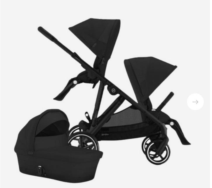Cybex Gazelle S Zwart Duo Kinderwagen, Kinderen en Baby's, Kinderwagens en Combinaties, Zo goed als nieuw, Kinderwagen, Overige merken