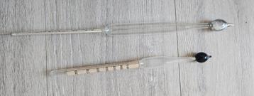 Antieke Thermometers - Kwik & Alcohol beschikbaar voor biedingen