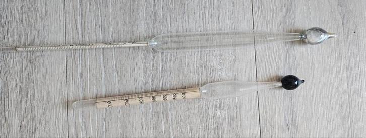 Antieke Thermometers - Kwik & Alcohol, Antiek en Kunst, Antiek | Gereedschap en Instrumenten, Ophalen of Verzenden