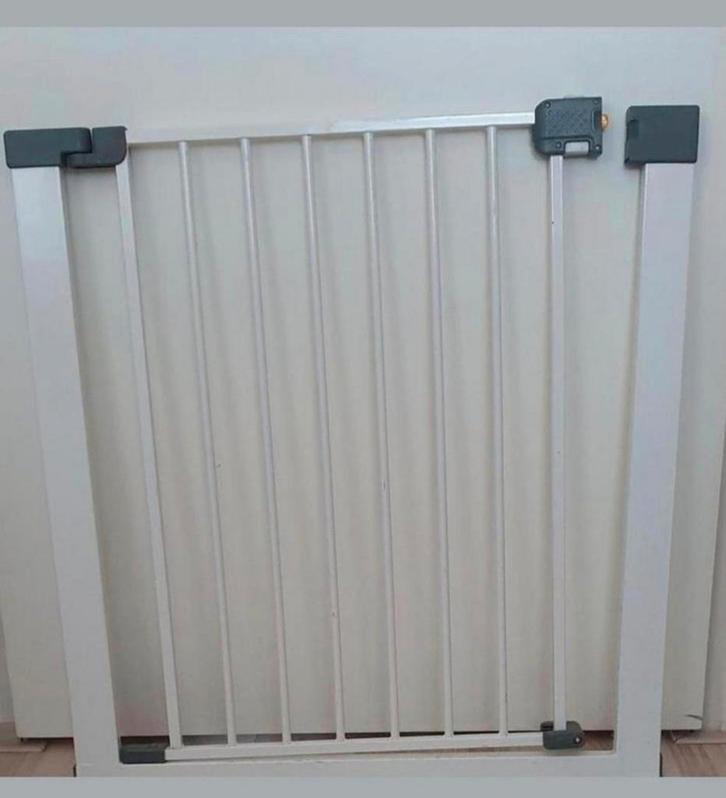 Traphekje / veiligheidsrekje 71-80 cm breed, Kinderen en Baby's, Traphekjes, Gebruikt, Klemhekje, Metaal of IJzer, minder dan 100 cm