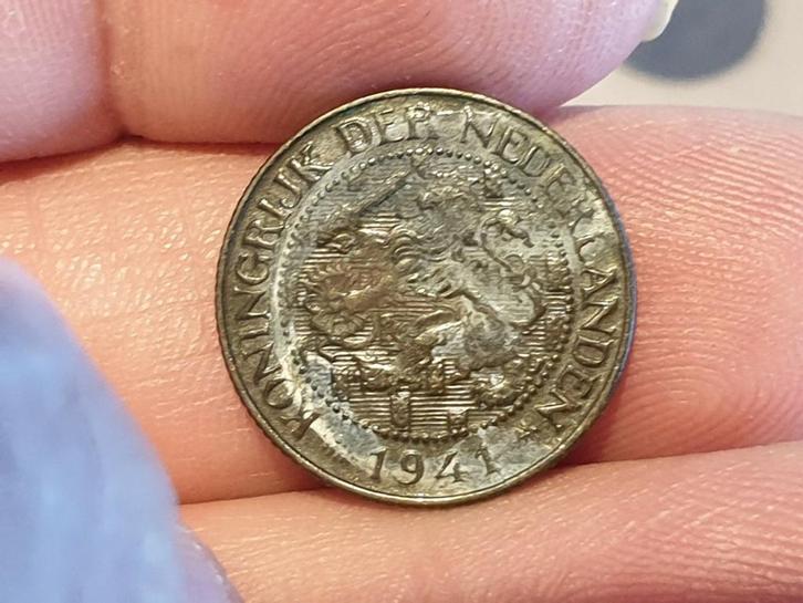 1 cent 1941 (04), Postzegels en Munten, Munten | Nederland, 1 cent, Koningin Wilhelmina, Ophalen of Verzenden