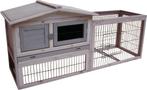 Konijnenhok Sunshine Cottage Grijs, 110 cm of meer, 60 tot 90 cm, Ophalen of Verzenden, Hok