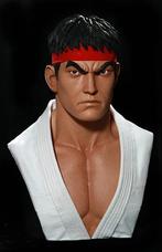 Lifesize Bust 1:1 Ryu Pop Culture Shock | Street fighter, Ophalen, Zo goed als nieuw, Beeldje, Replica of Model
