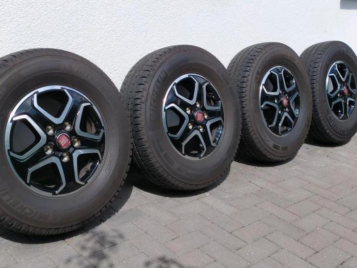 16 inch Fiat Ducato Camper LM velgen 5x130 met zomerbanden, Caravans en Kamperen, Camper-accessoires, Nieuw, Ophalen