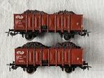 2 Piko NS hoge bakwagens met lading, Gebruikt, Gelijkstroom, Wagon, NS