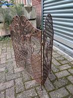 Metalen Vonkenvanger haardscherm, Gebruikt, ., Ophalen of Verzenden, Vrijstaande haard