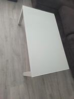 Salontafel wit glas, 100 tot 150 cm, Glas, Minder dan 50 cm, Rechthoekig