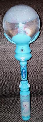 frozen, Elsa muziekstaf, sneeuwbol., Ophalen of Verzenden, Overige figuren, Gebruikt, Beeldje of Figuurtje