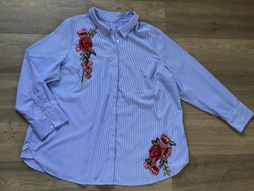 MISS ETAM!Lúxe Unieke Blouse 50/52. Stijlvol&Kwaliteit beschikbaar voor biedingen
